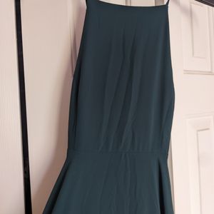 Hunter green dress